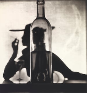 Girl Behind Bottle (Jean Patchett), New York, 1949