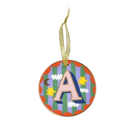 Eleanor Bowmer Alphabet Bauble