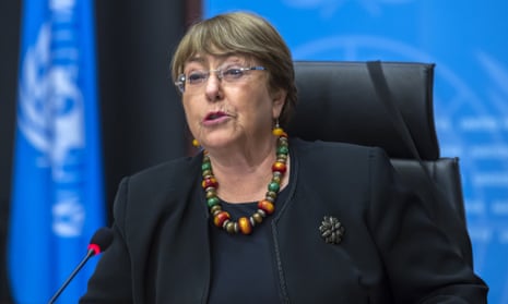 Michelle Bachelet, the UN high commissioner for human rights