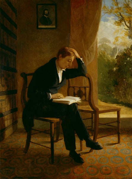 John Keats, dated 1821, by Joseph Severn (1793–1879), in the National Portrait Gallery, London,