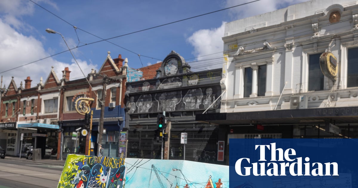 ‘Ten more years’: Helen Wilding, the artist sketching the whole of Melbourne’s Brunswick Street