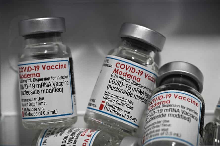 Moderna's mRNA Covid-19 vaccine.