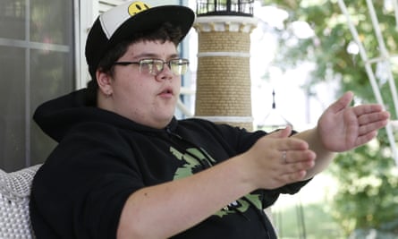 Gavin Grimm interviewed at his home in Gloucester, Virginia, in 2015.