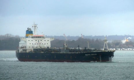 Pacific Zircon shipping tanker