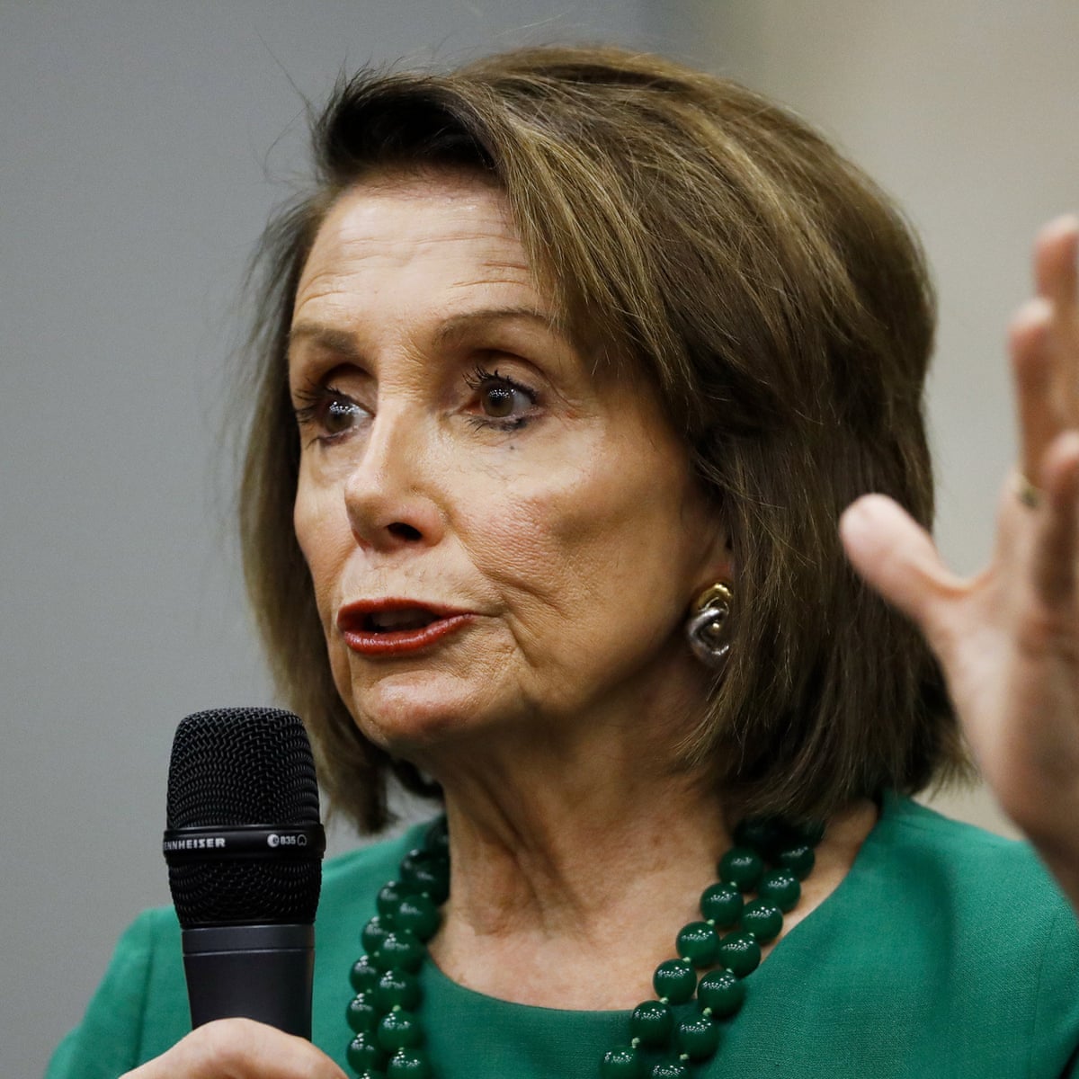 Nancy Pelosi Tells Democrats I Want Trump In Prison But Not Impeached Nancy Pelosi The Guardian