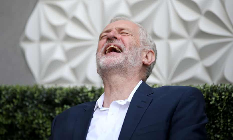  Jeremy Corbyn enjoys a public meeting at the Stand Comedy Club in Edinburgh on Friday… but there’s little light relief in prospect for his party.