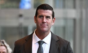 Ben Roberts-Smith leaves the the Federal Court in Sydney