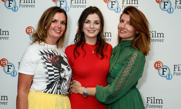 ‘We’re all having these mini-breakdowns, some realisations and then some expansions’: with This Way Up co-star Sharon Horgan (right) and producer Clelia Mountford.