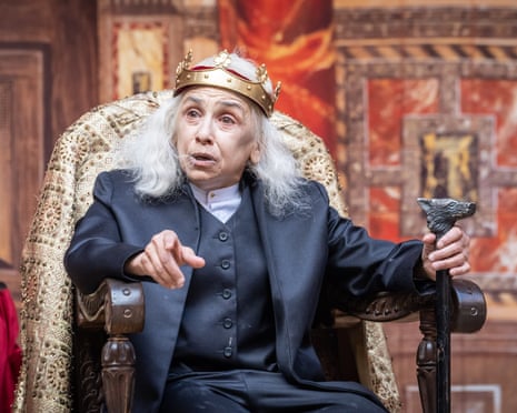 A sense of everything ending … Kathryn Hunter in King Lear at Shakespeare’s Globe, London.
