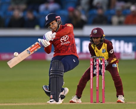 England thrash West Indies by nine wickets: second women’s T20 international – live