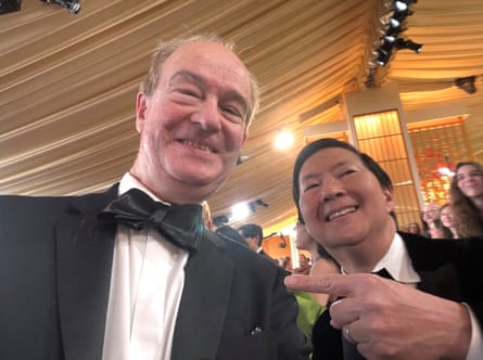 Peter Bradshaw, photographed with Ken Jeong