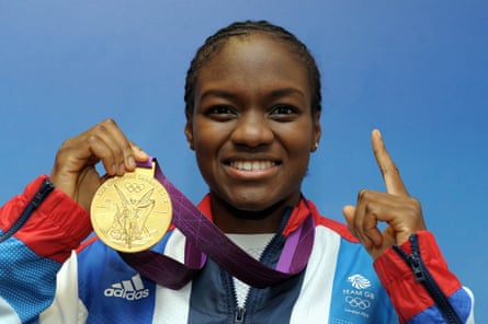 Nicola Adams with her London 2012 gold medal