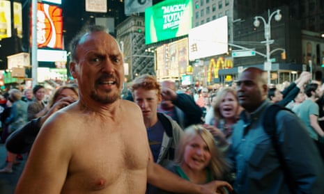 Michael Keaton in Birdman … the only leading character over 60 among 25 best picture nominees.