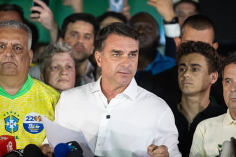 Flávio Bolsonaro's defeat is a major blow to Trump and his orange wave | Brazil | The Guardian