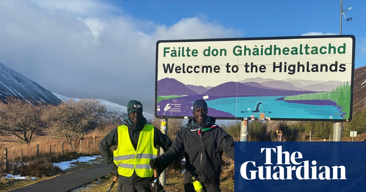 ‘It has been overwhelming’: Sudanese friends complete 900-mile UK walk