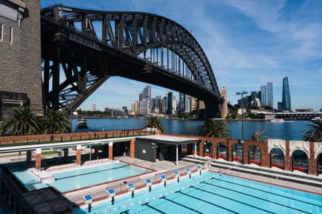 The refurbished North Sydney Olympic pool.