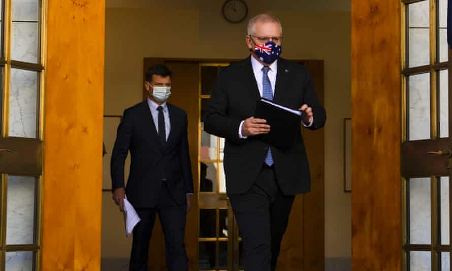 Angus Taylor and Scott Morrison