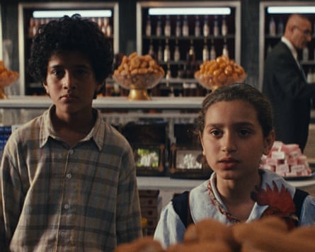 Bake off … Sajad Mohamad Qasem as Saeed and Baneen Ahmad Nayyef as Lamia in The President’s Cake.