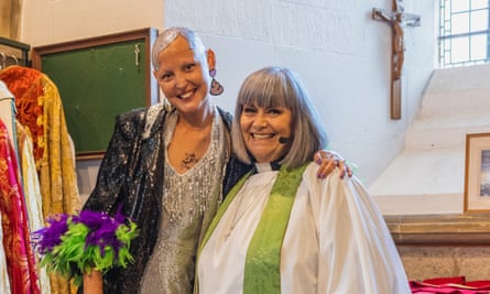 Kris Hallenga and Dawn French as the Vicar of Dibley