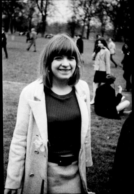 Polly Toynbee at a CND demonstration in 1970.