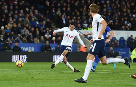 Dele Alli takes a shot, nothing comes of it.