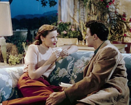 Gene Tierney and Cornel Wilde in Leave Her to Heaven.