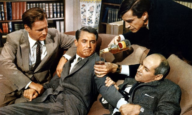 Cary Grant and Martin Landau in North By Northwest.