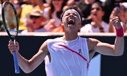 Ben Shelton è stato un vincitore agevole nel suo incontro al primo turno con Roberto Bautista Agut