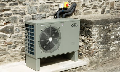 An air source heat pump