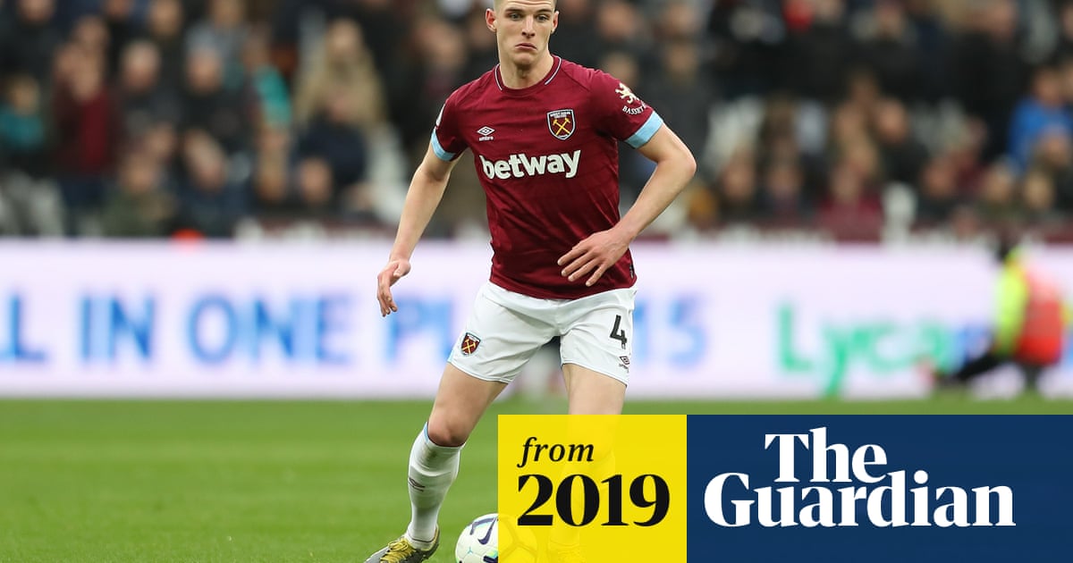 Declan Rice Available At A Price Says West Ham S Manuel Pellegrini Football The Guardian