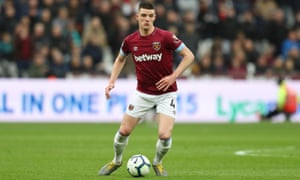 Declan Rice Available At A Price Says West Ham S Manuel Pellegrini Football The Guardian