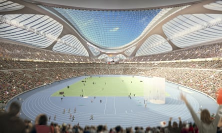 Zaha Hadid’s design for the National Stadium for the 2020 Tokyo Olympics.