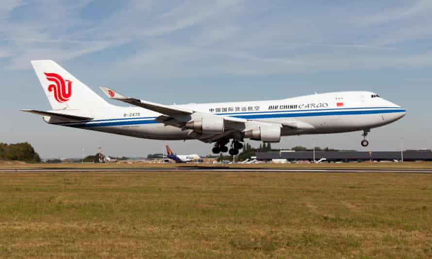 The only planes ordered in January were Boeing 747-8s cargo planes.