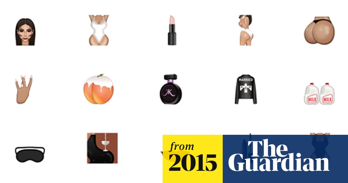 Kim Kardashian Emoji App Tops Apple Charts Despite Low Ratings Apps The Guardian