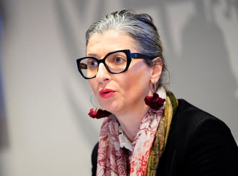 Francesca Albanese ، گزارشگر ویژه سازمان ملل در ماه فوریه.