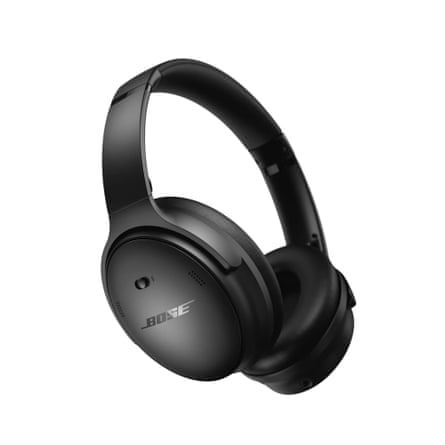 Bose QuietComfort noise-cancelling headphones.
