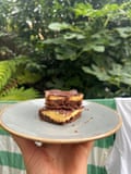Zingerman’s bakehouse toasts its nuts – and its coconuts, which then go into these nanaimo bars.
