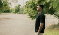 Khalil Ullah in the car park in London where his brother Muhammad Ayaz’s body was found in 2001