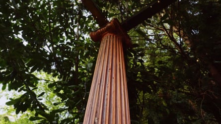 A marble column from the 2022 film Persuasion.