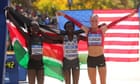 Mary Keitany wins her fourth New York Marathon as Lelisa Desisa takes men's title