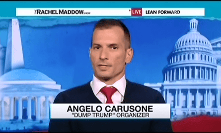 Angelo Carusone, President of Media matters for America, appearing on the Rachel Maddow Show