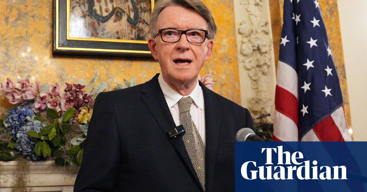 Peter Mandelson's Ukraine comments not government policy', minister says