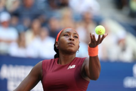 Coco Gauff’s revamped serve has been a work in progress since a pre-US Open coaching change.