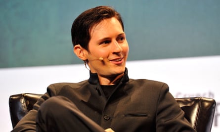 Pavel Durov onstage during day one of TechCrunch Disrupt SF in San Francisco, California, in 2015