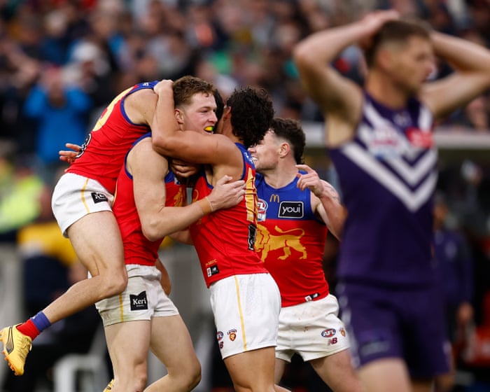 Brisbane roar back to seal three-peat and break Fremantle hearts in AFL grand final classic