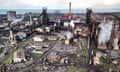 Tata Steel's Port Talbot steelworks in south Wales.