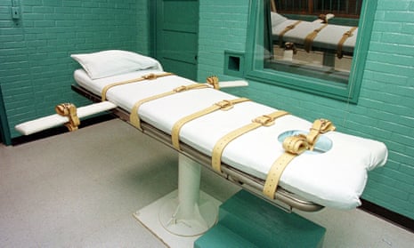 The ‘death chamber’ at the Texas department of criminal justice in Huntsville. Over the course of the year Texas plans to carry out five executions including that of Jones, out of a nationwide total of seven.