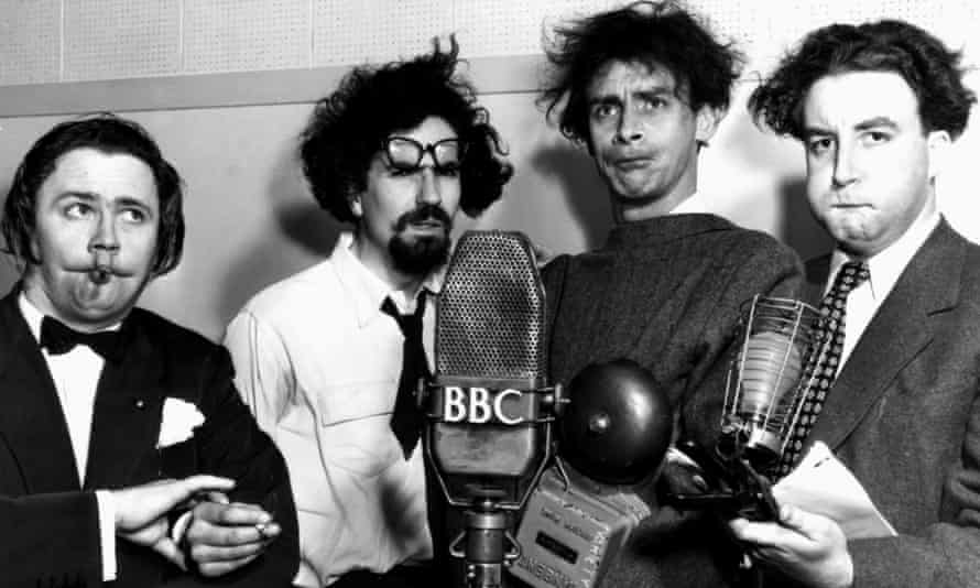 ‘It’s their wartime experiences put into joke form’ … Harry Secombe, Michael Bentine, Spike Milligan and Peter Sellers, AKA the Goons.