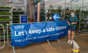 Supermarket giant Tesco’s store in Taplow, Buckinghamshire.