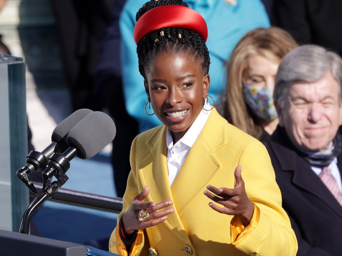 Amanda Gorman Books Top Bestselling Lists After Soul Stirring Inaugural Poem Biden Inauguration The Guardian Amanda Gorman Books Top Bestselling Lists After Soul Stirring Inaugural Poem Biden Inauguration The Guardian